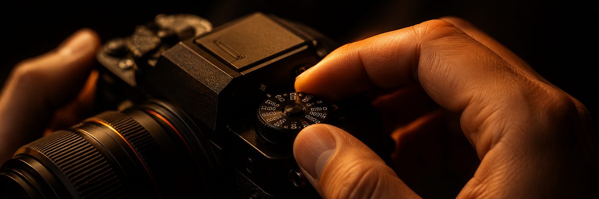 Camera dial close-up